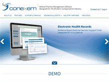 Tablet Screenshot of conexem.com